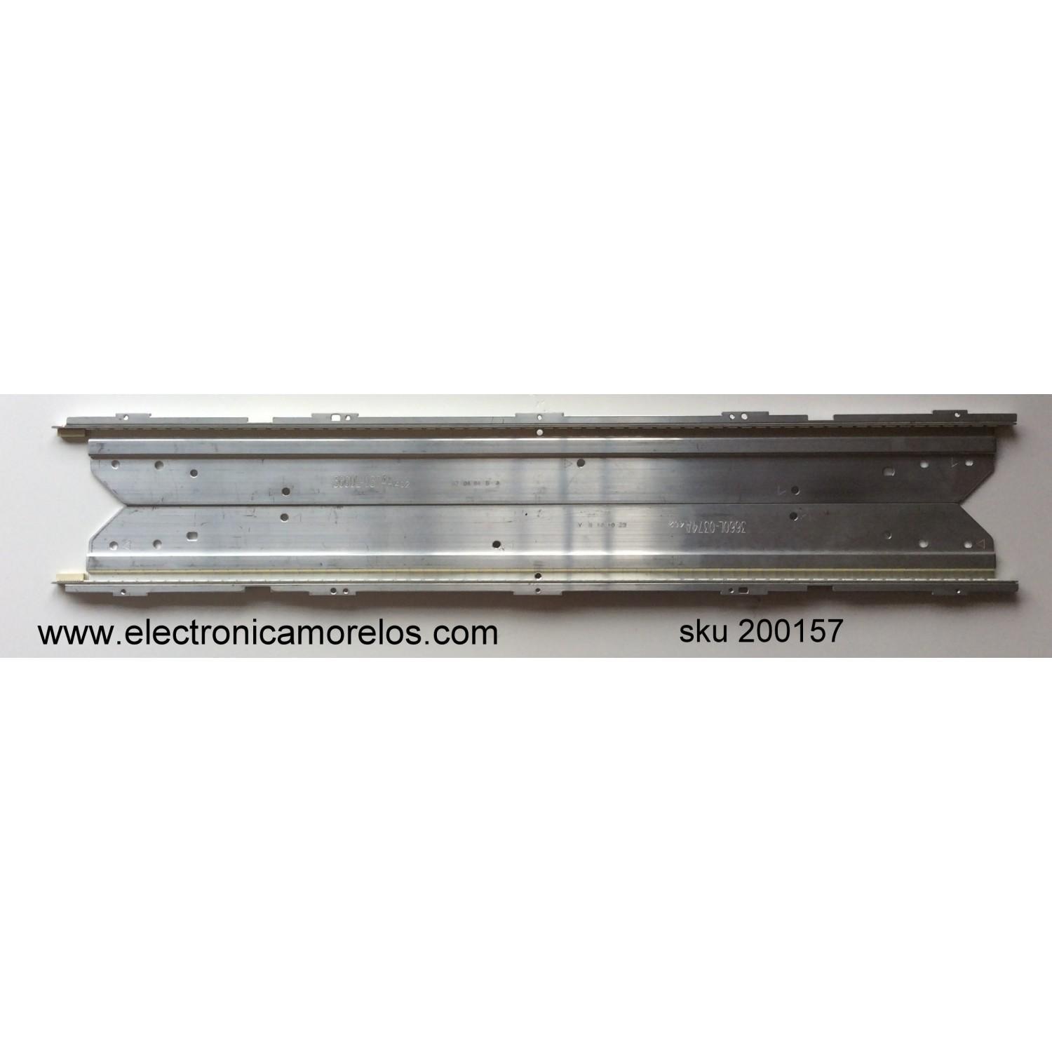 KIT LED PARA TV / LG LC420EUF(SD)(F2) / MODELO LG 42LW5300-UC.AUSYLUR 	